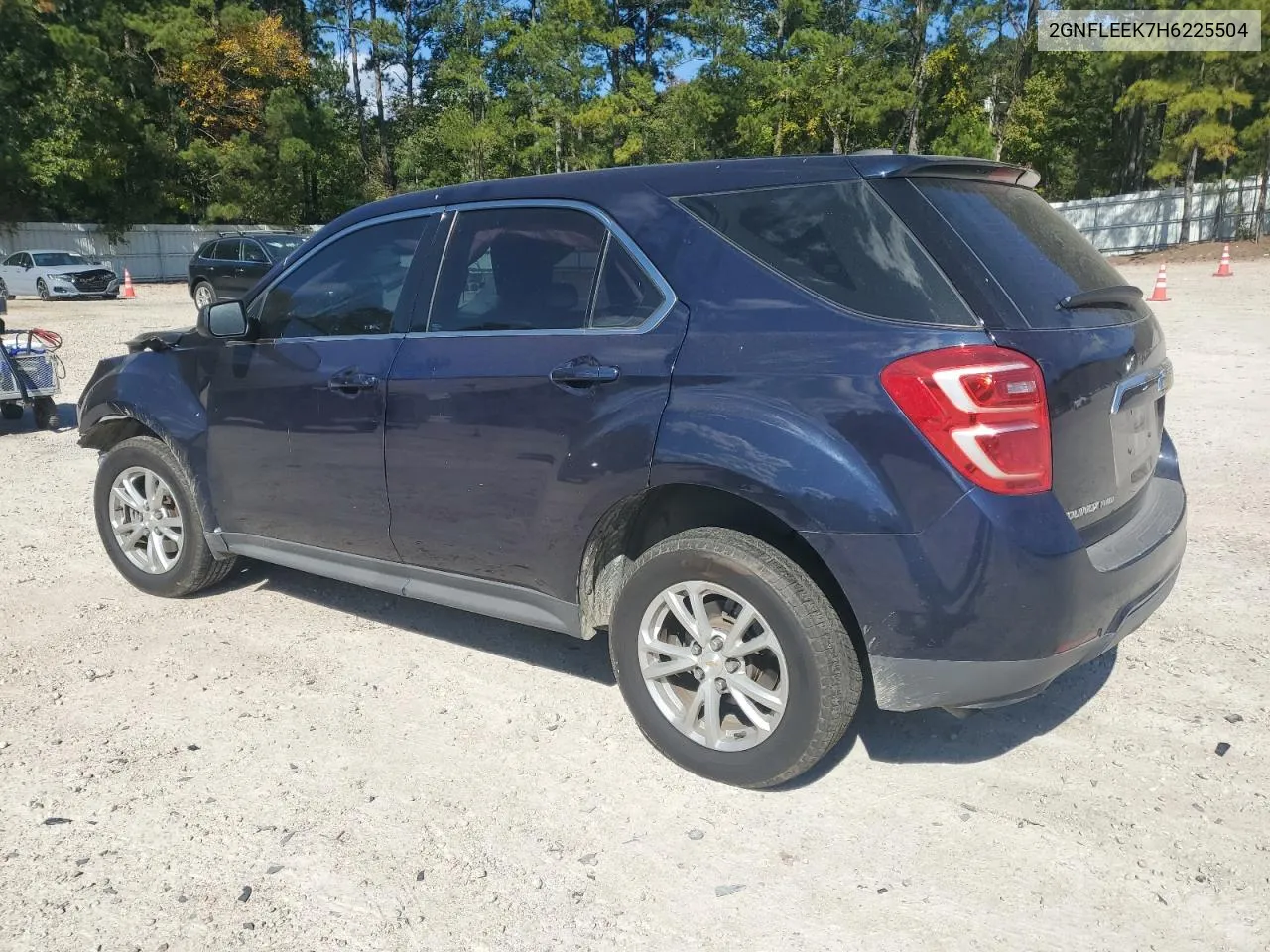 2017 Chevrolet Equinox Ls VIN: 2GNFLEEK7H6225504 Lot: 75650914