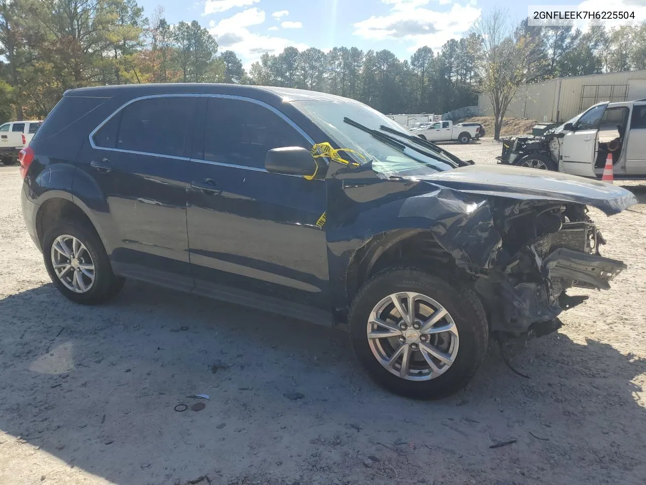 2017 Chevrolet Equinox Ls VIN: 2GNFLEEK7H6225504 Lot: 75650914