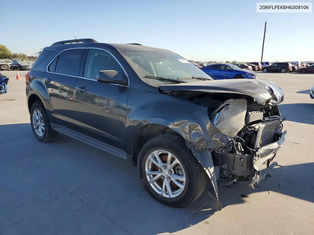 2017 Chevrolet Equinox Lt VIN: 2GNFLFEK8H6308106 Lot: 76279054