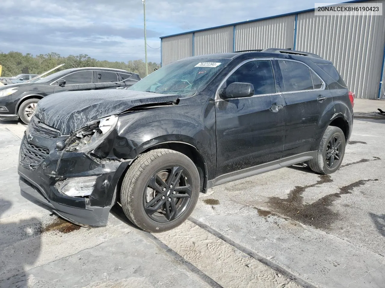 2017 Chevrolet Equinox Lt VIN: 2GNALCEK8H6190423 Lot: 76323394