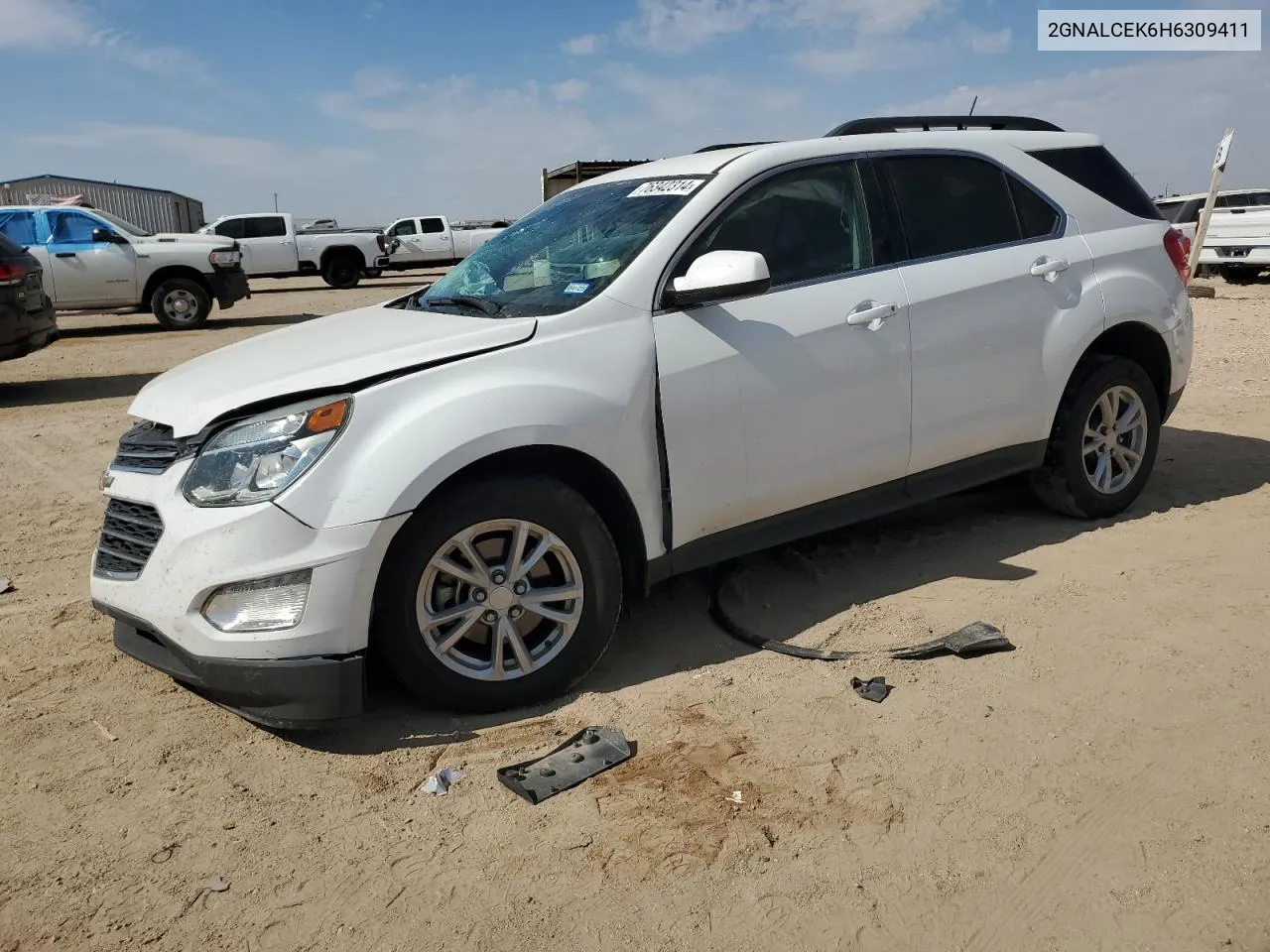 2017 Chevrolet Equinox Lt VIN: 2GNALCEK6H6309411 Lot: 76342314