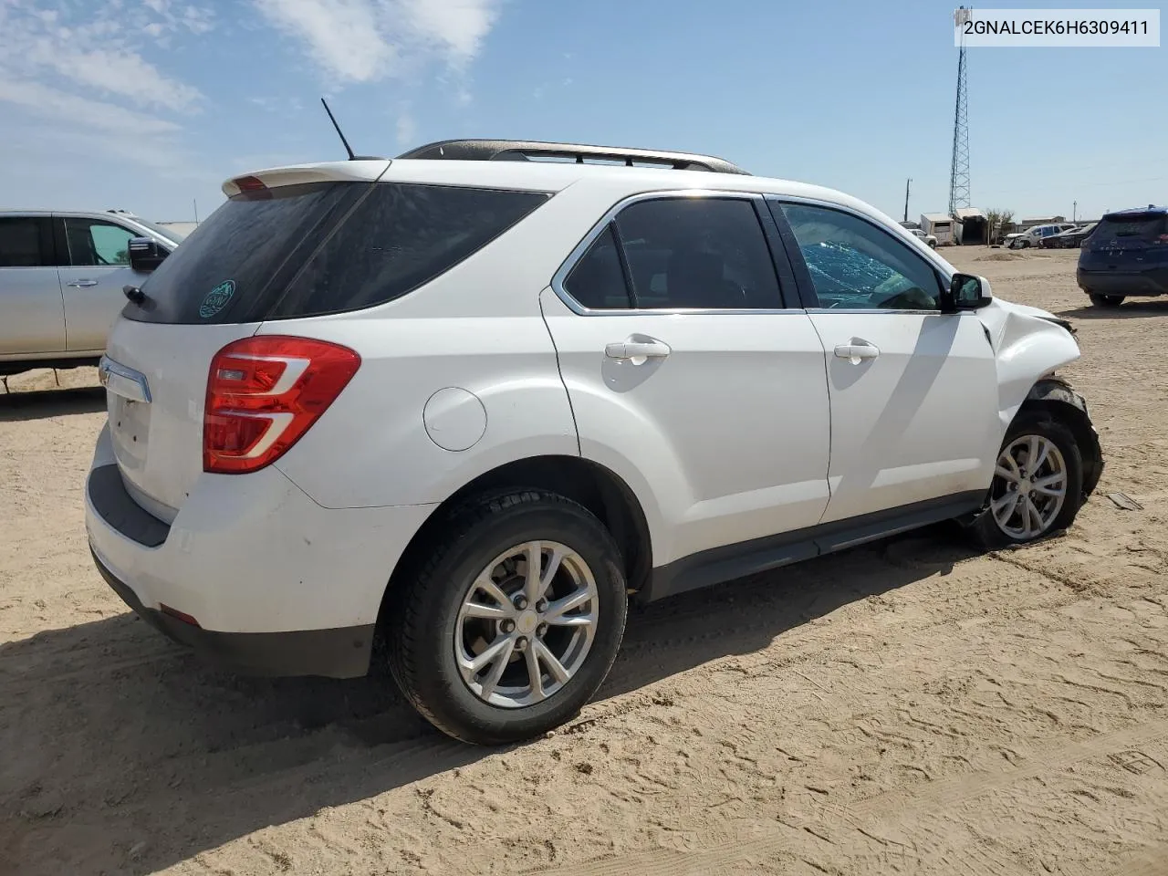 2017 Chevrolet Equinox Lt VIN: 2GNALCEK6H6309411 Lot: 76342314