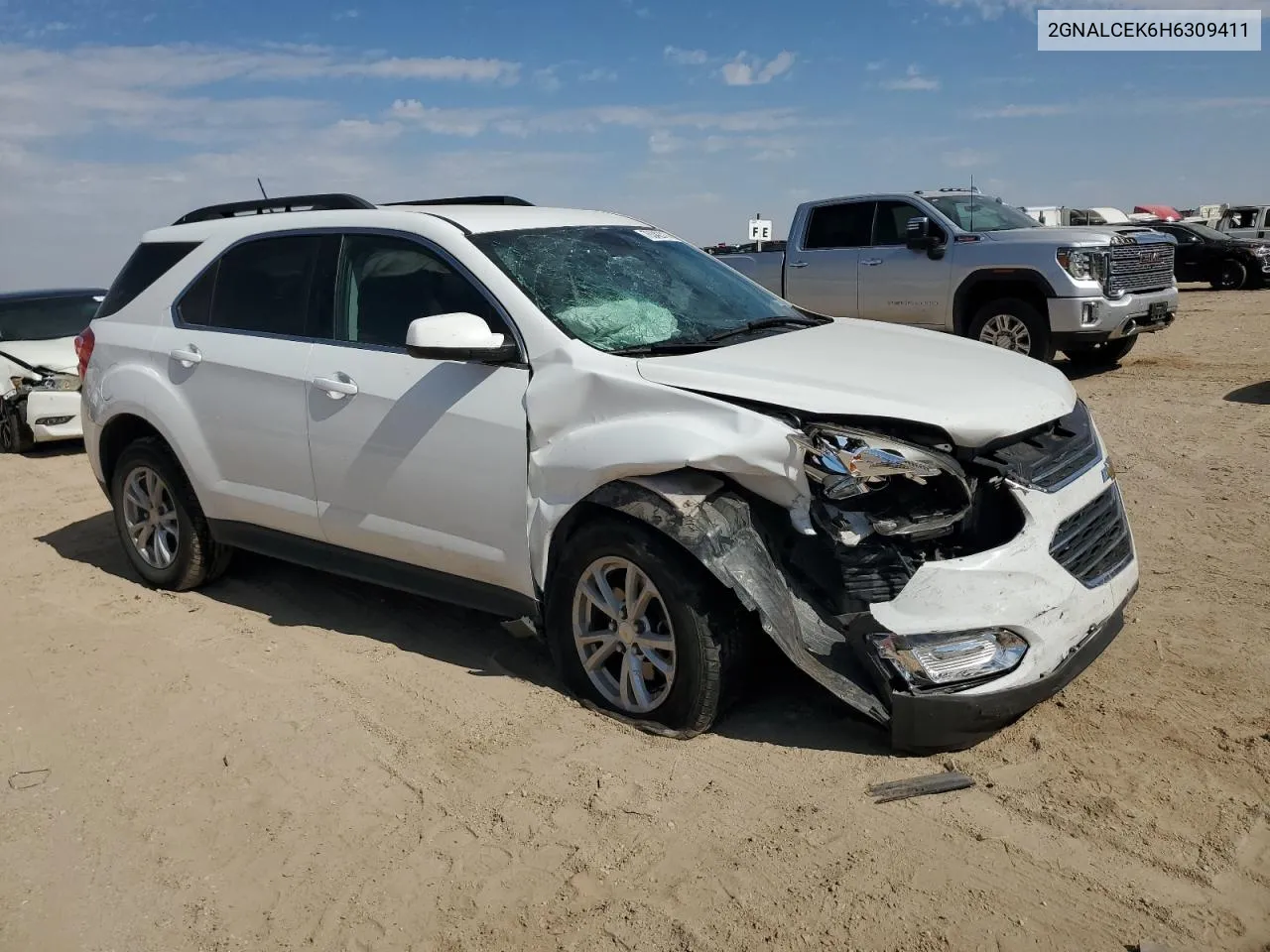 2017 Chevrolet Equinox Lt VIN: 2GNALCEK6H6309411 Lot: 76342314