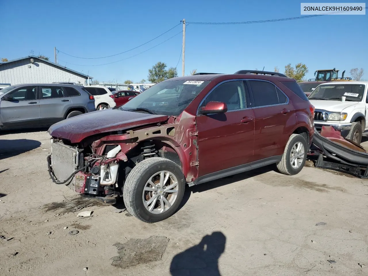 2GNALCEK9H1609490 2017 Chevrolet Equinox Lt