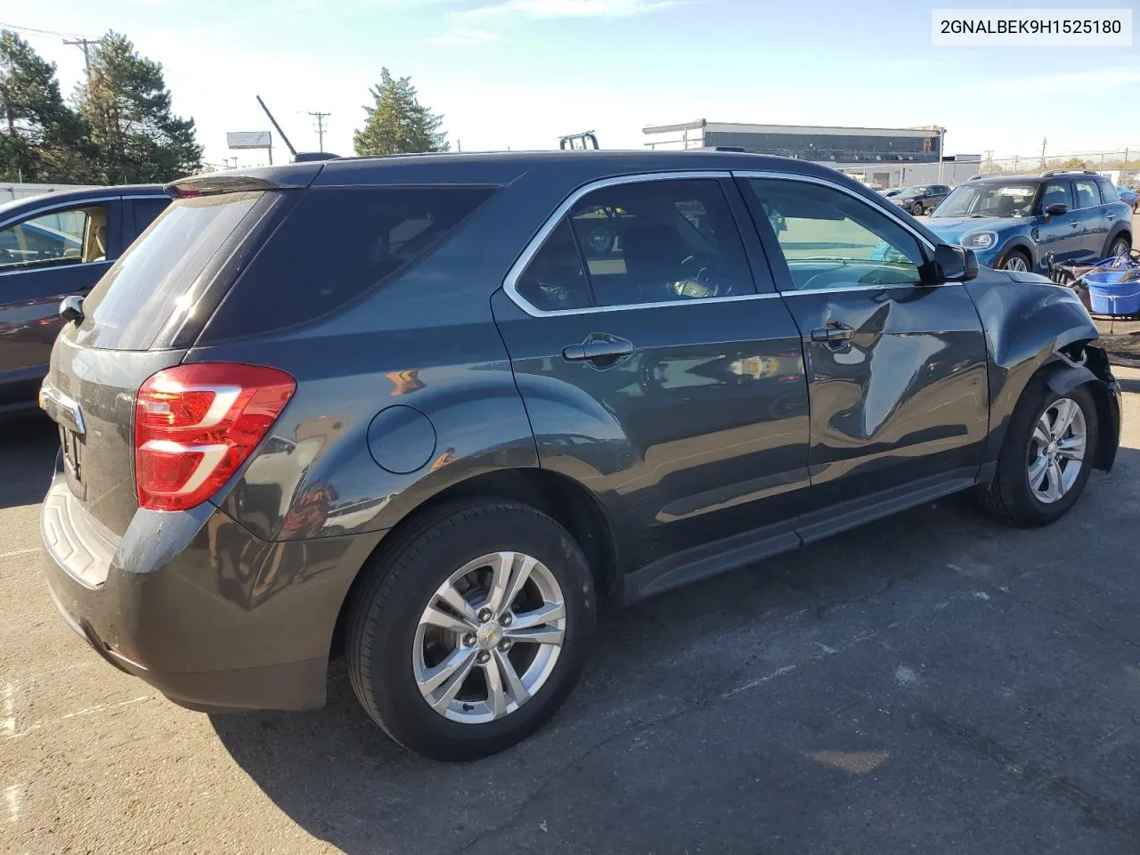 2017 Chevrolet Equinox Ls VIN: 2GNALBEK9H1525180 Lot: 76683444