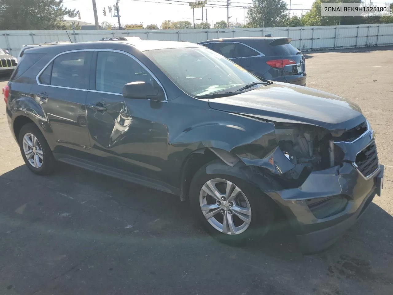 2017 Chevrolet Equinox Ls VIN: 2GNALBEK9H1525180 Lot: 76683444