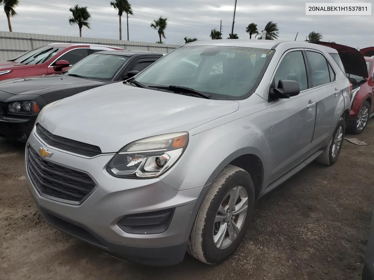 2017 Chevrolet Equinox Ls VIN: 2GNALBEK1H1537811 Lot: 76689954