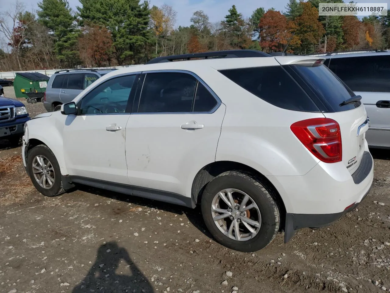 2017 Chevrolet Equinox Lt VIN: 2GNFLFEKXH6118887 Lot: 76790774