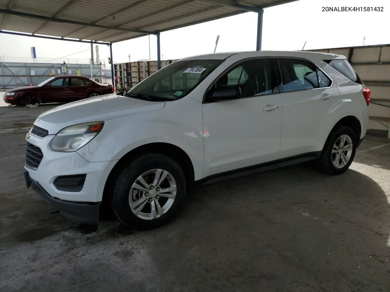 2017 Chevrolet Equinox Ls VIN: 2GNALBEK4H1581432 Lot: 77047804