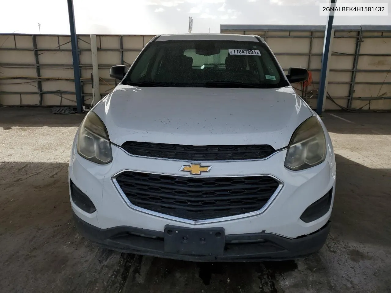 2017 Chevrolet Equinox Ls VIN: 2GNALBEK4H1581432 Lot: 77047804