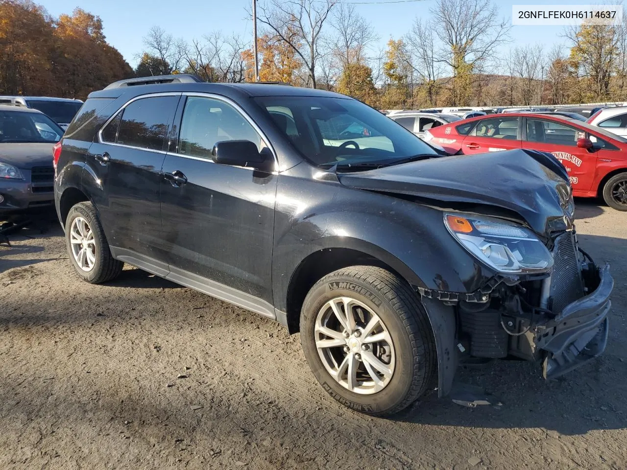 2GNFLFEK0H6114637 2017 Chevrolet Equinox Lt