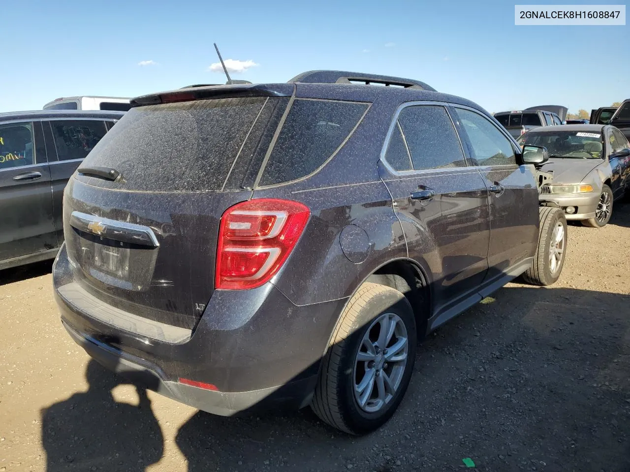 2017 Chevrolet Equinox Lt VIN: 2GNALCEK8H1608847 Lot: 77347284