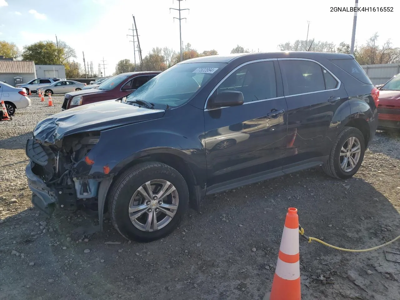 2017 Chevrolet Equinox Ls VIN: 2GNALBEK4H1616552 Lot: 77522994