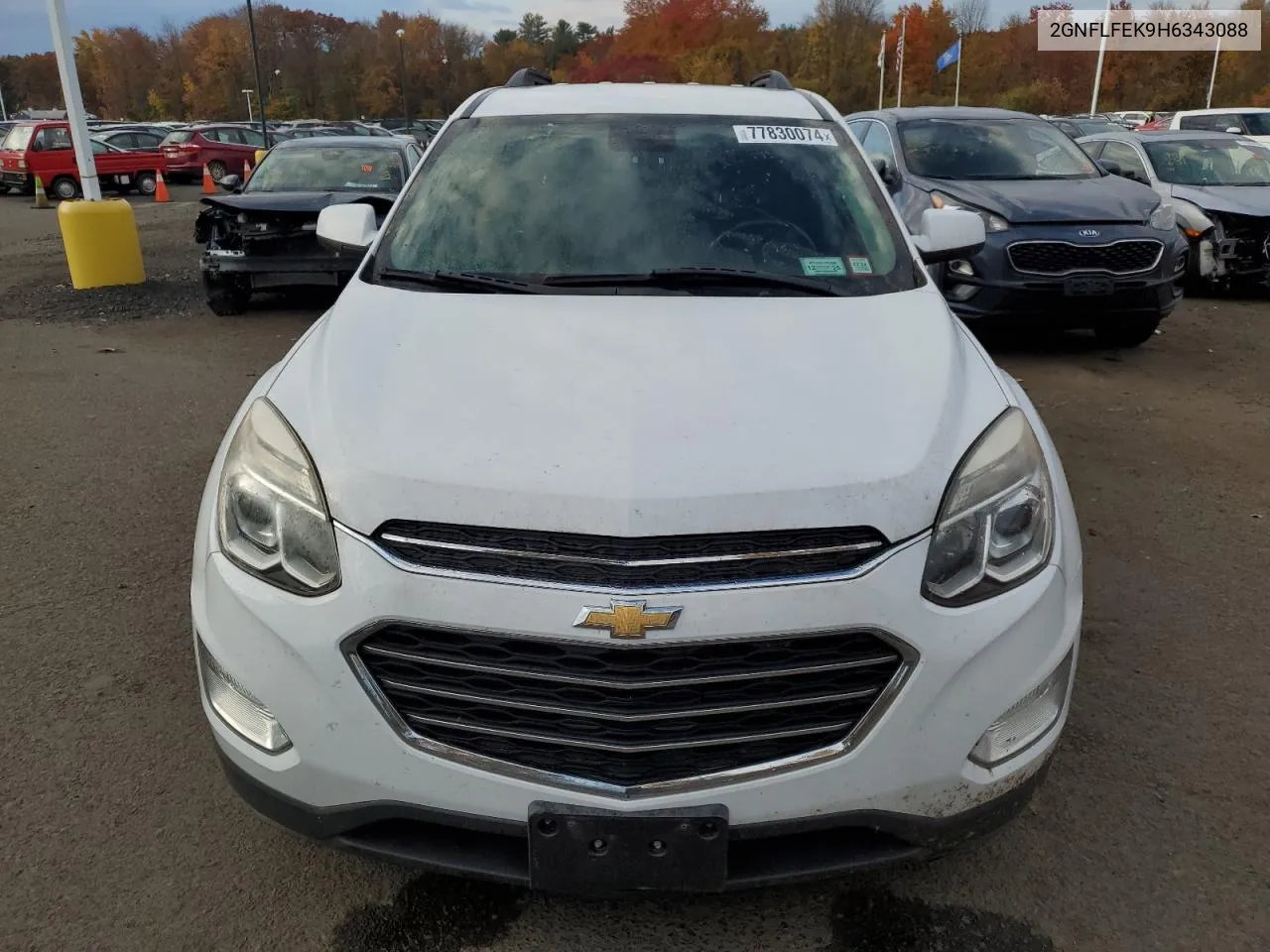 2017 Chevrolet Equinox Lt VIN: 2GNFLFEK9H6343088 Lot: 77830074