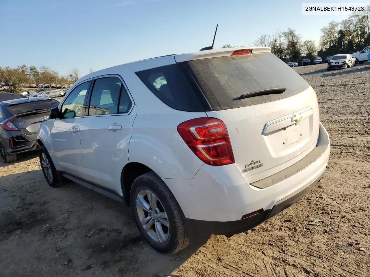 2017 Chevrolet Equinox Ls VIN: 2GNALBEK1H1543723 Lot: 77889804