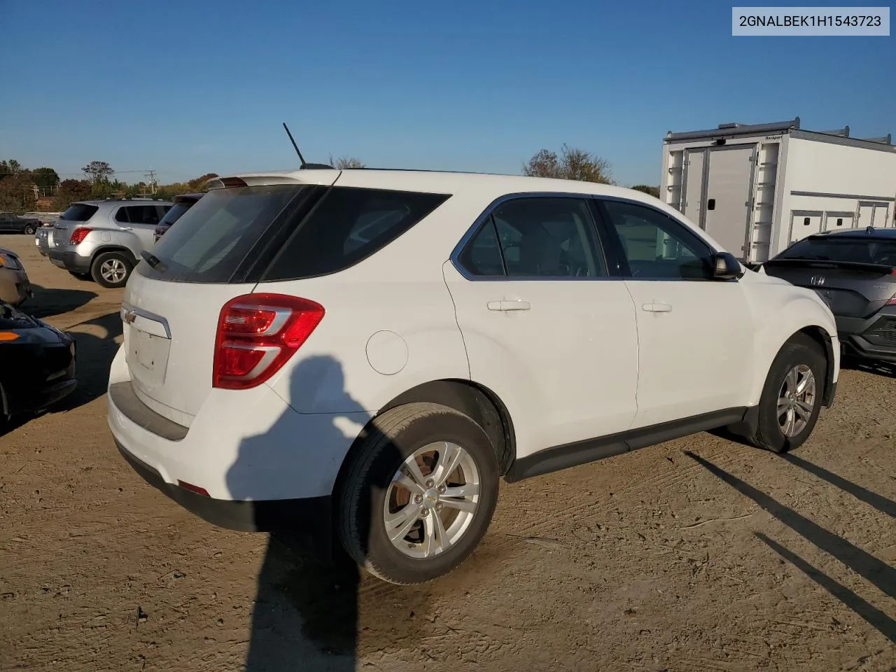 2017 Chevrolet Equinox Ls VIN: 2GNALBEK1H1543723 Lot: 77889804