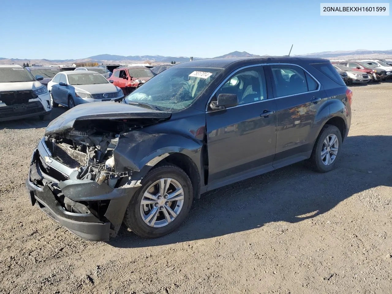 2017 Chevrolet Equinox Ls VIN: 2GNALBEKXH1601599 Lot: 78317014