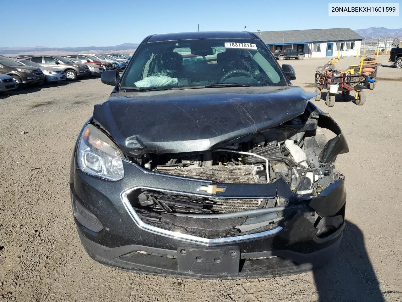 2017 Chevrolet Equinox Ls VIN: 2GNALBEKXH1601599 Lot: 78317014