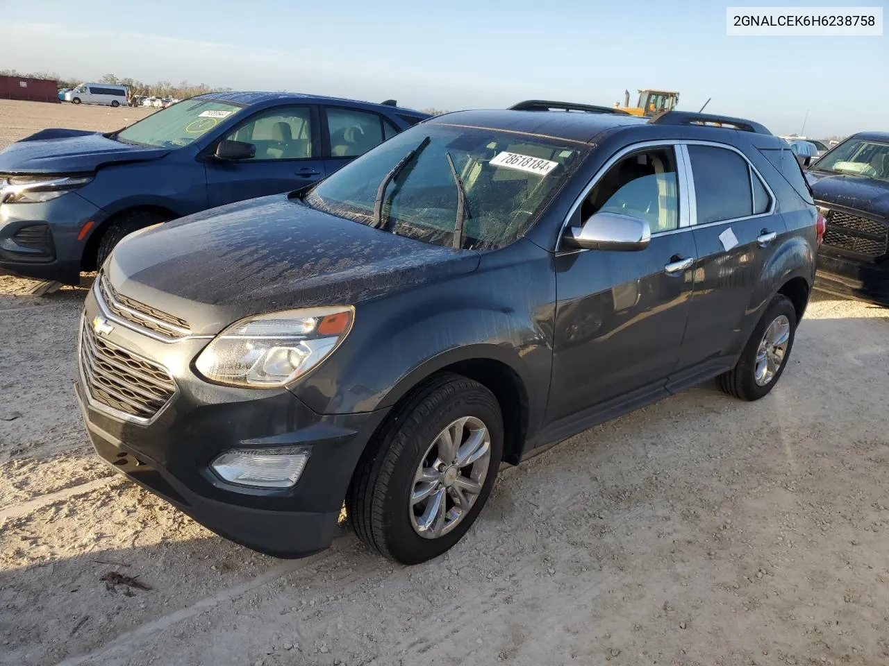 2017 Chevrolet Equinox Lt VIN: 2GNALCEK6H6238758 Lot: 78618184