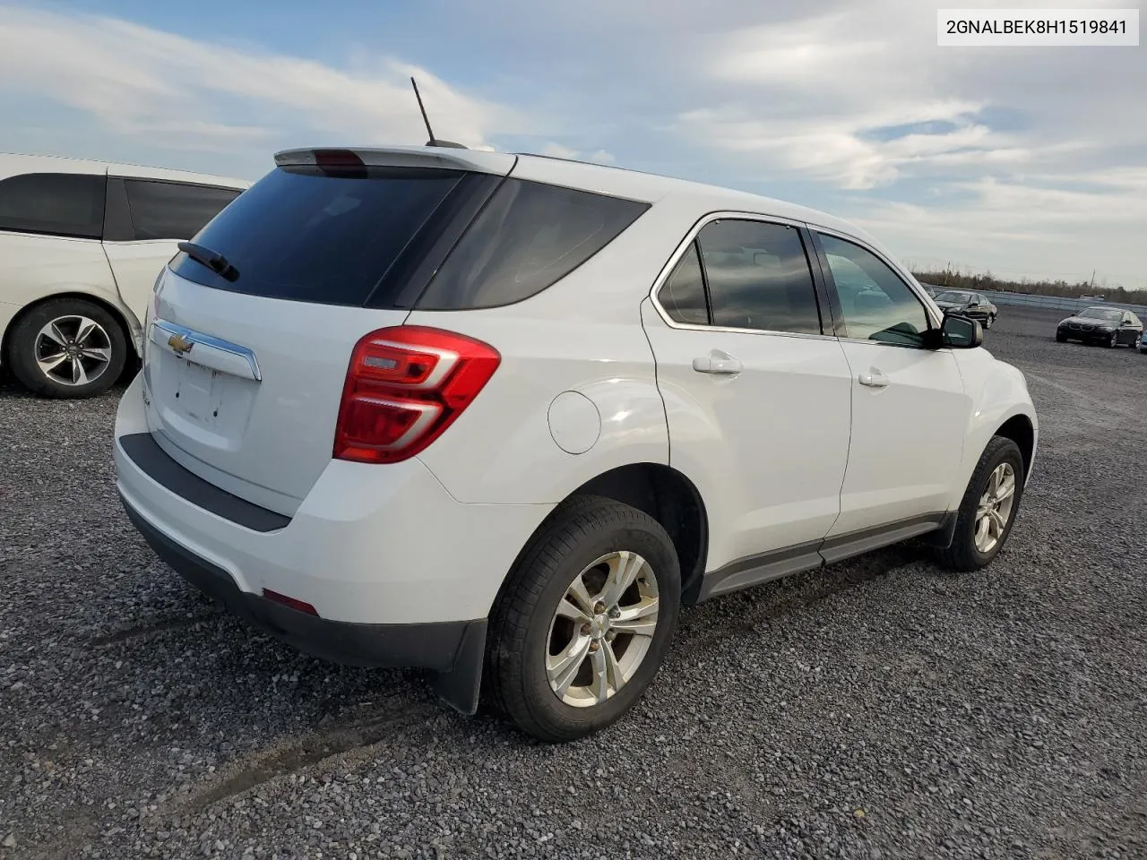 2017 Chevrolet Equinox Ls VIN: 2GNALBEK8H1519841 Lot: 78750104