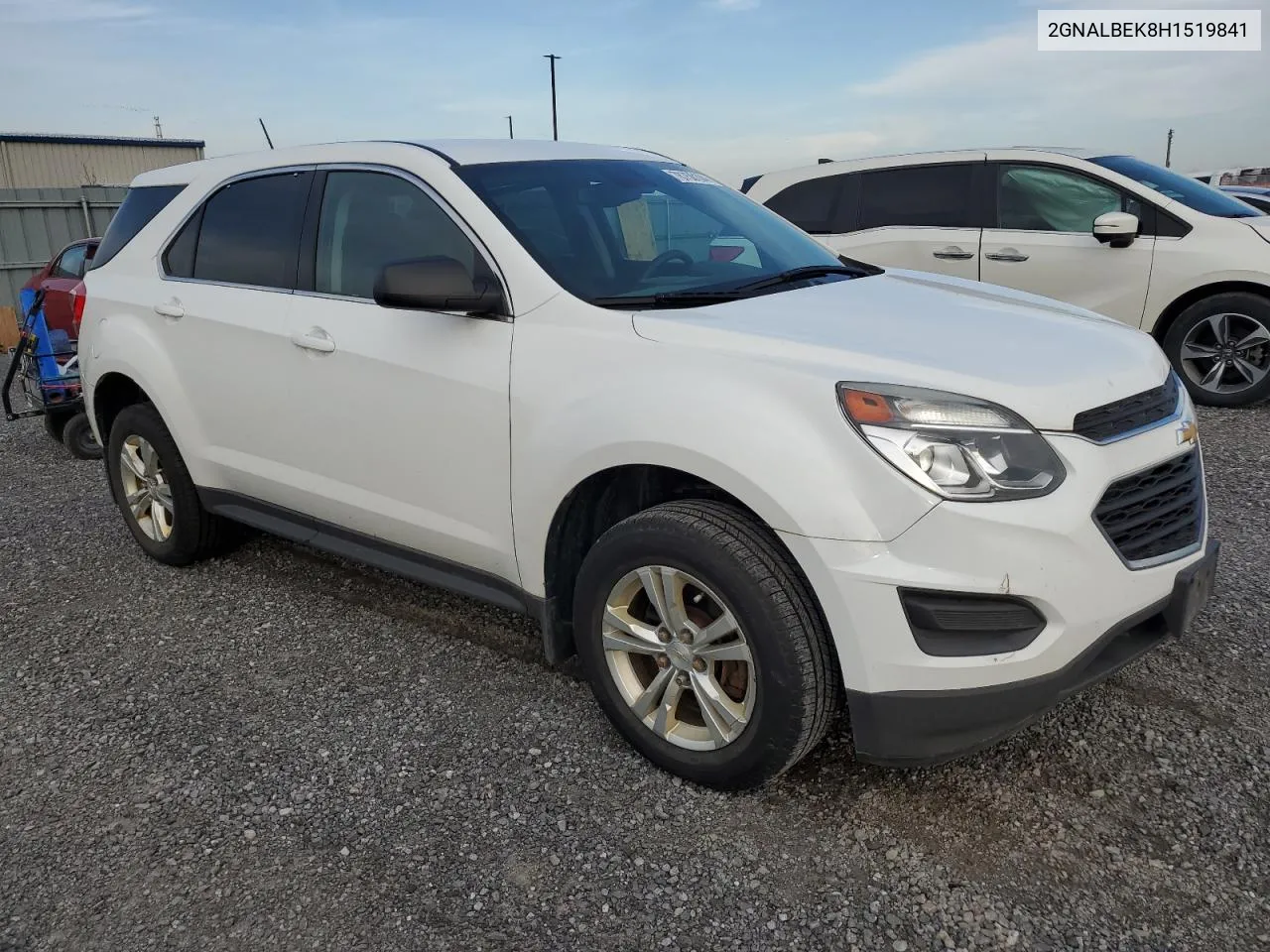 2017 Chevrolet Equinox Ls VIN: 2GNALBEK8H1519841 Lot: 78750104