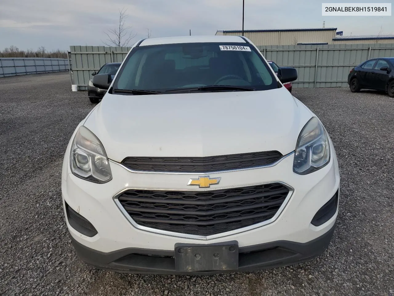 2017 Chevrolet Equinox Ls VIN: 2GNALBEK8H1519841 Lot: 78750104