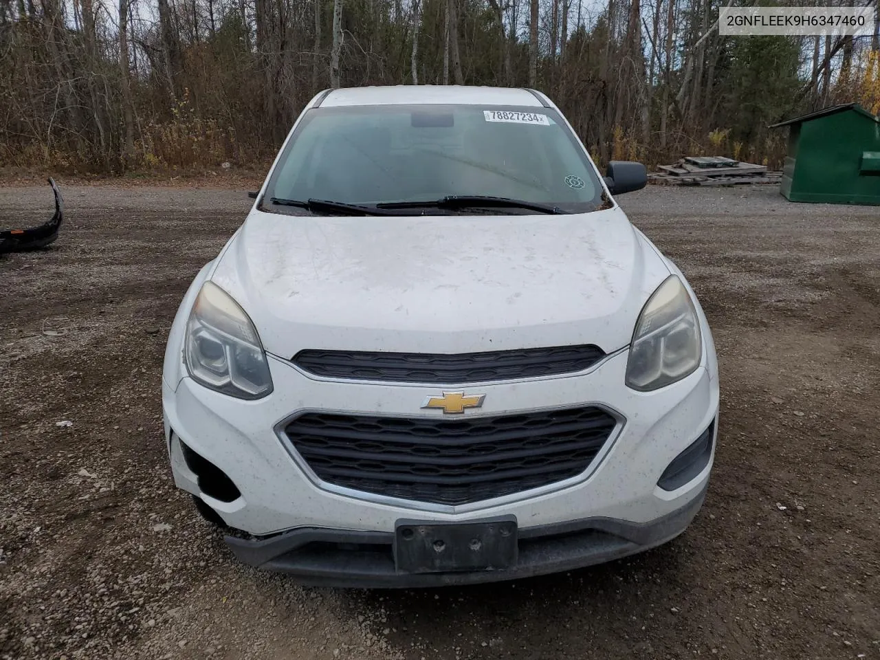 2017 Chevrolet Equinox Ls VIN: 2GNFLEEK9H6347460 Lot: 78827234