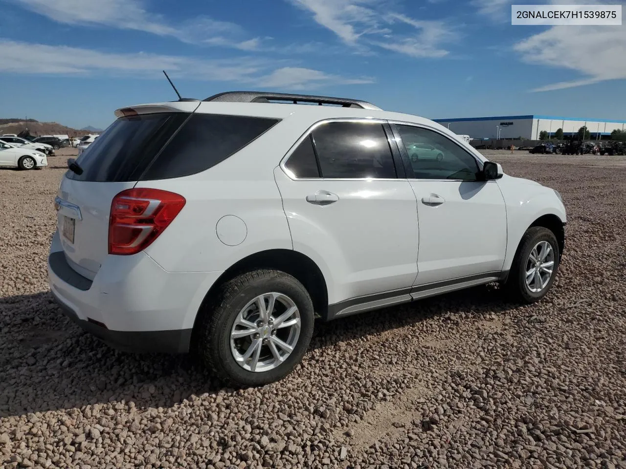 2017 Chevrolet Equinox Lt VIN: 2GNALCEK7H1539875 Lot: 78871644