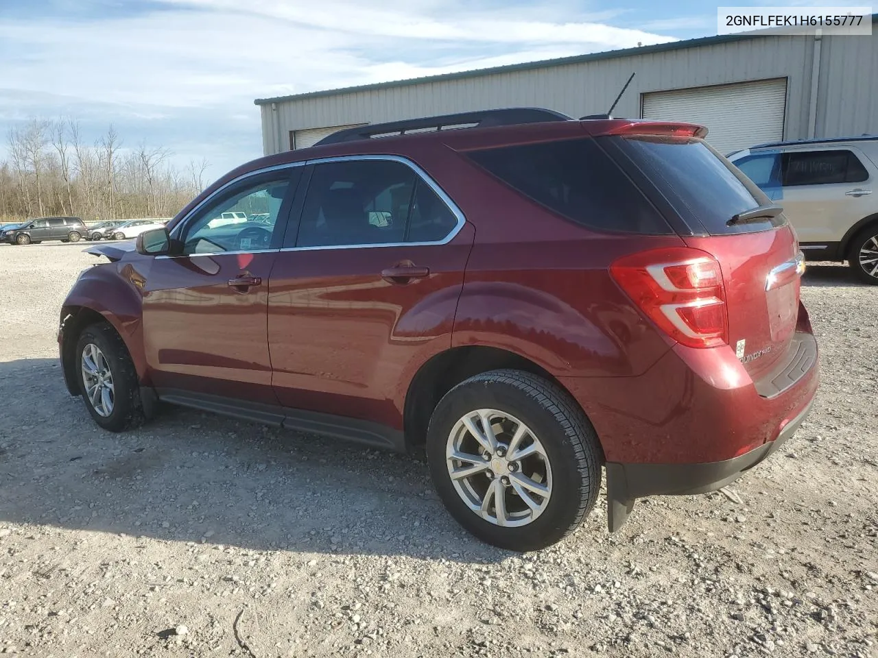 2017 Chevrolet Equinox Lt VIN: 2GNFLFEK1H6155777 Lot: 79074924