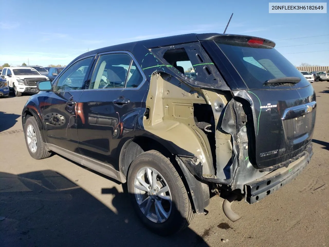 2017 Chevrolet Equinox Ls VIN: 2GNFLEEK3H6182649 Lot: 79142994