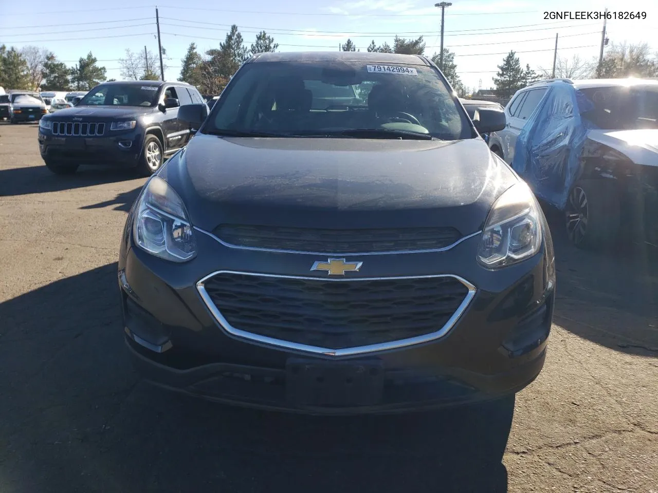 2017 Chevrolet Equinox Ls VIN: 2GNFLEEK3H6182649 Lot: 79142994