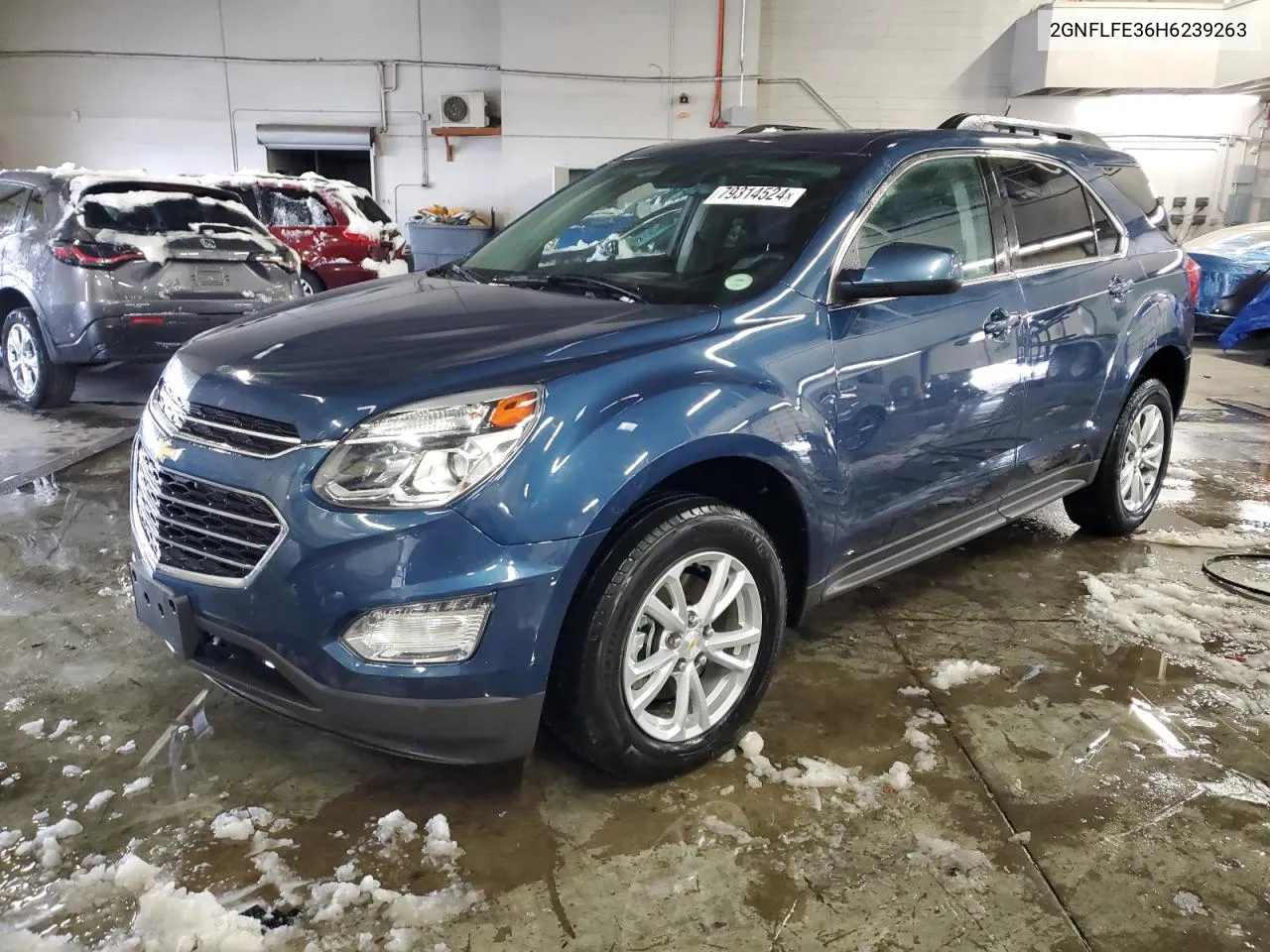 2017 Chevrolet Equinox Lt VIN: 2GNFLFE36H6239263 Lot: 79314524