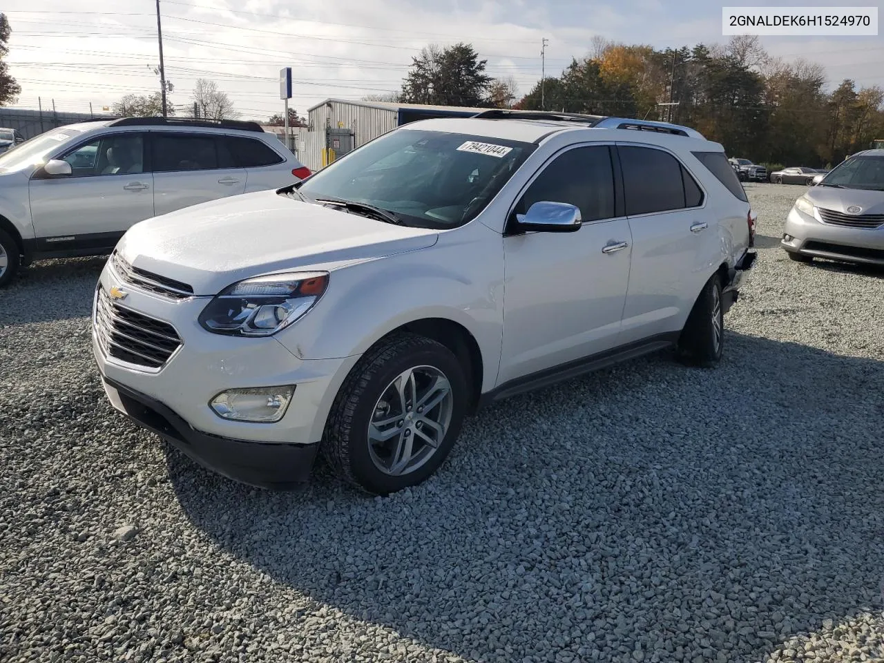 2017 Chevrolet Equinox Premier VIN: 2GNALDEK6H1524970 Lot: 79421044