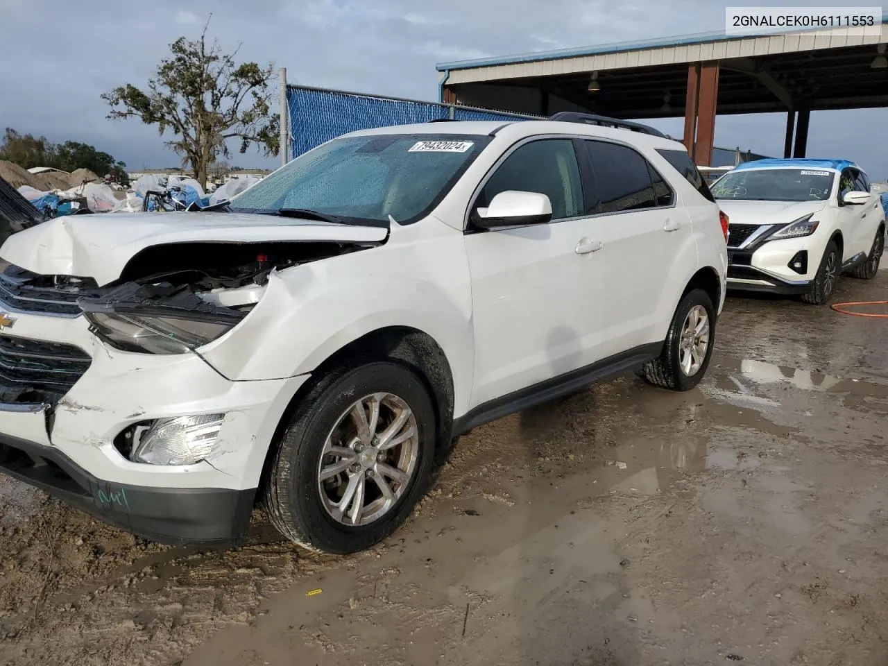 2017 Chevrolet Equinox Lt VIN: 2GNALCEK0H6111553 Lot: 79432024