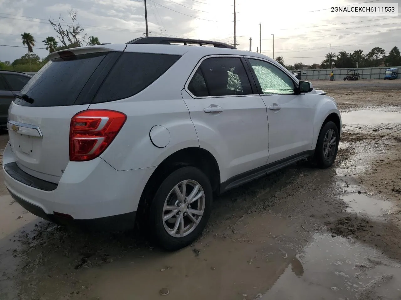 2017 Chevrolet Equinox Lt VIN: 2GNALCEK0H6111553 Lot: 79432024