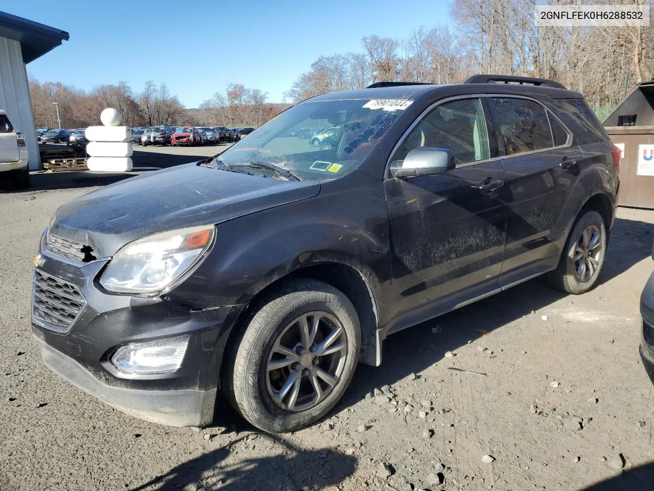 2017 Chevrolet Equinox Lt VIN: 2GNFLFEK0H6288532 Lot: 79901044