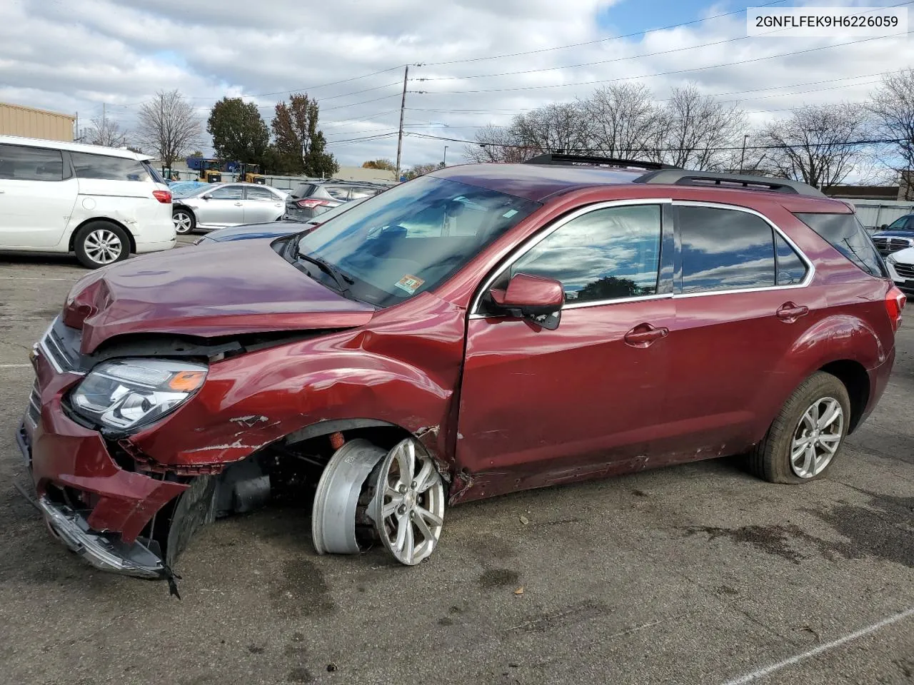 2017 Chevrolet Equinox Lt VIN: 2GNFLFEK9H6226059 Lot: 79916344