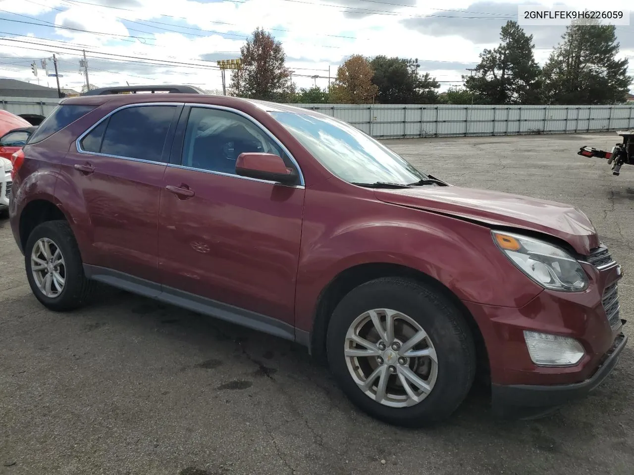 2017 Chevrolet Equinox Lt VIN: 2GNFLFEK9H6226059 Lot: 79916344