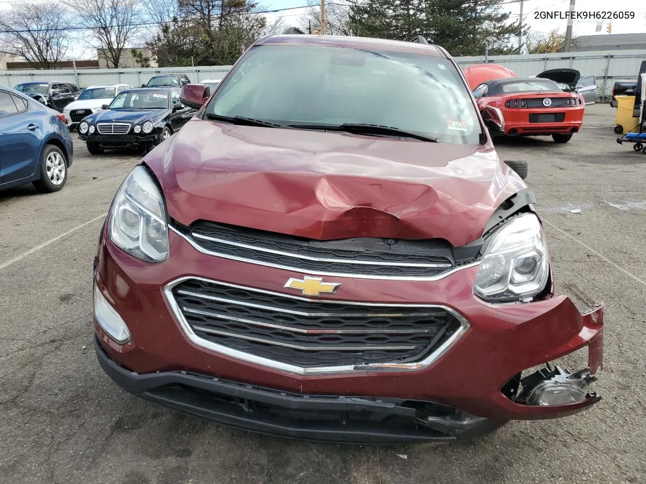 2017 Chevrolet Equinox Lt VIN: 2GNFLFEK9H6226059 Lot: 79916344