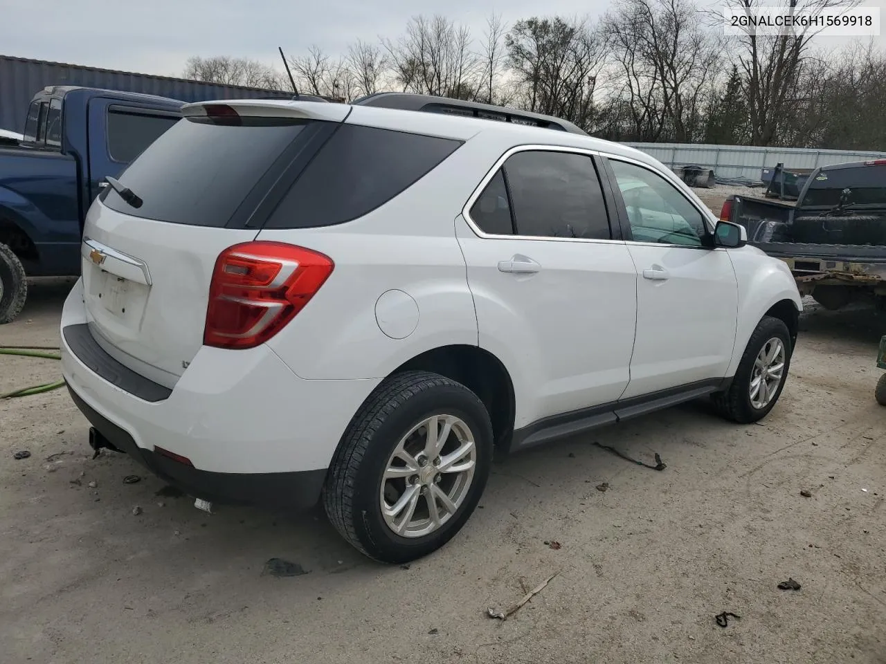 2017 Chevrolet Equinox Lt VIN: 2GNALCEK6H1569918 Lot: 79952434