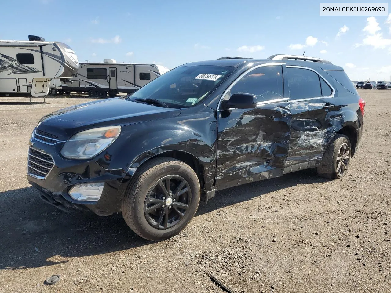 2017 Chevrolet Equinox Lt VIN: 2GNALCEK5H6269693 Lot: 80134914