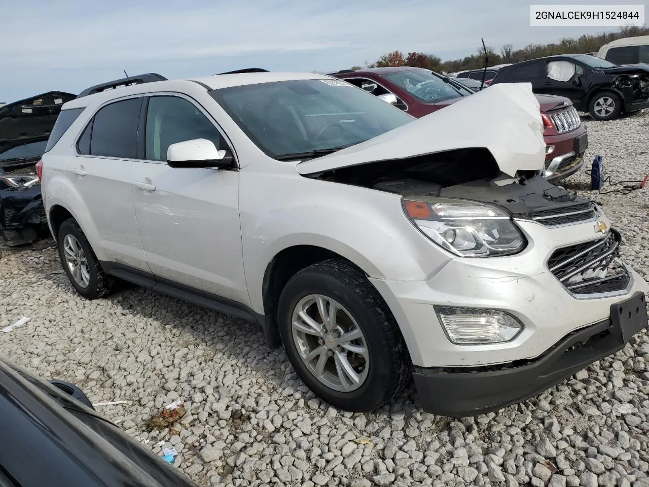 2017 Chevrolet Equinox Lt VIN: 2GNALCEK9H1524844 Lot: 80215874