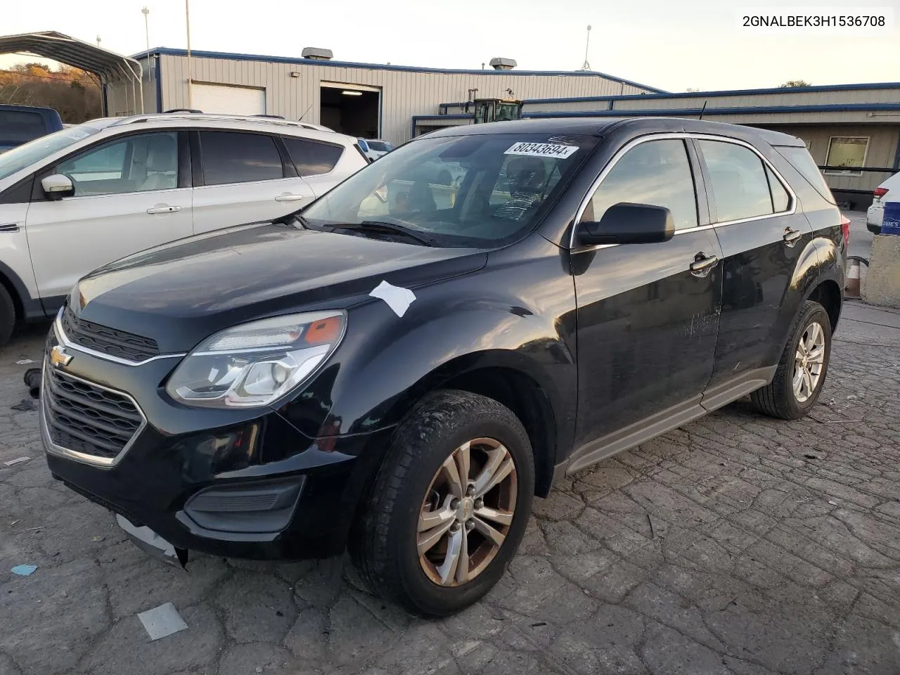 2017 Chevrolet Equinox Ls VIN: 2GNALBEK3H1536708 Lot: 80343694