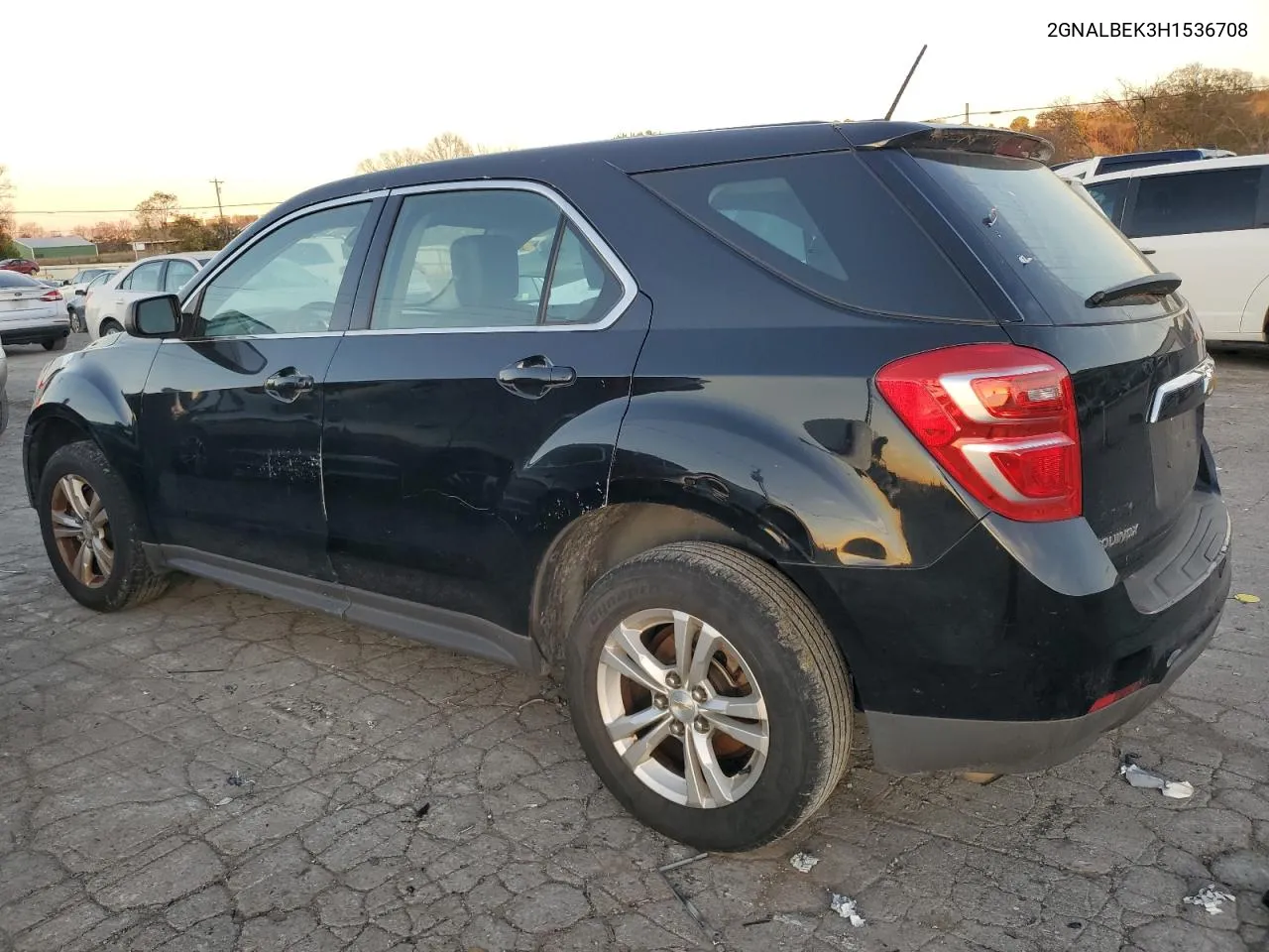 2017 Chevrolet Equinox Ls VIN: 2GNALBEK3H1536708 Lot: 80343694