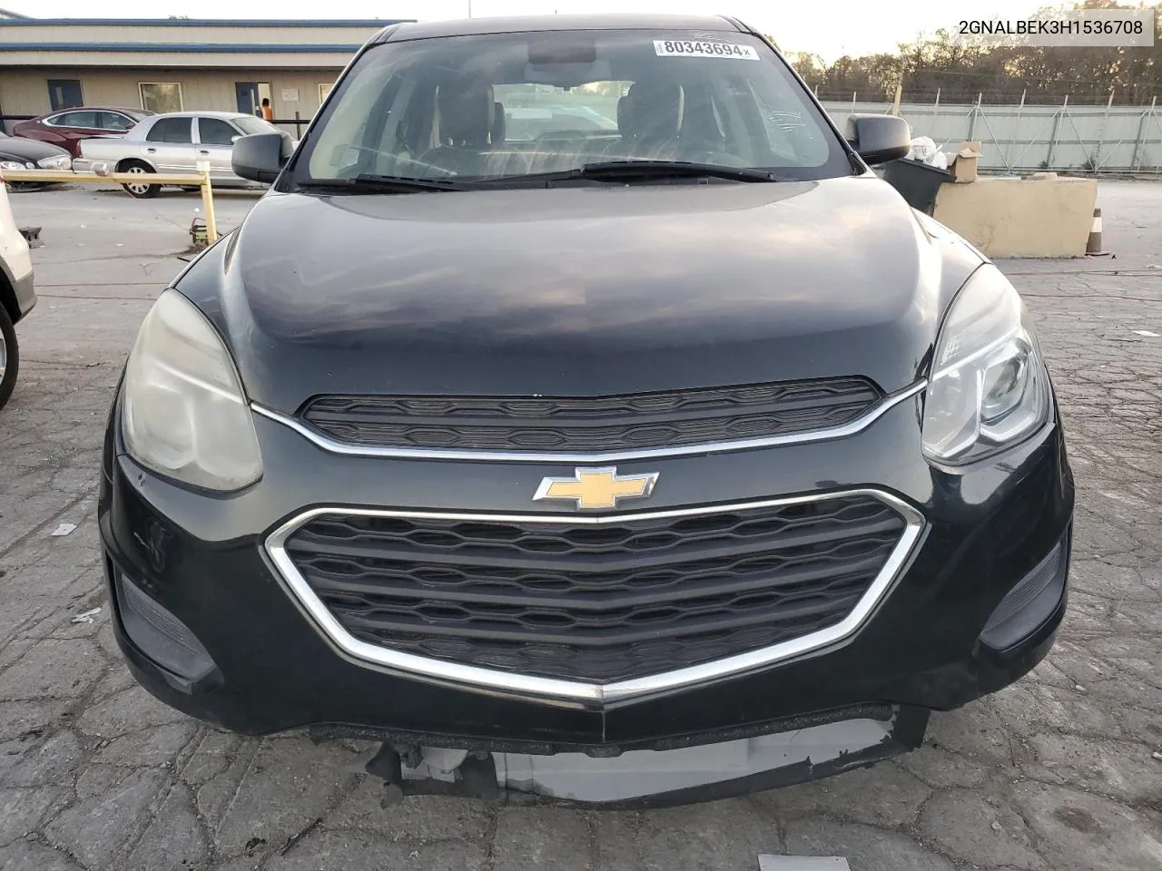 2017 Chevrolet Equinox Ls VIN: 2GNALBEK3H1536708 Lot: 80343694