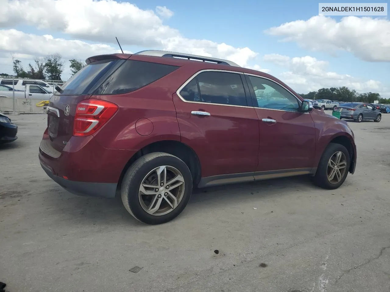 2017 Chevrolet Equinox Premier VIN: 2GNALDEK1H1501628 Lot: 80488564