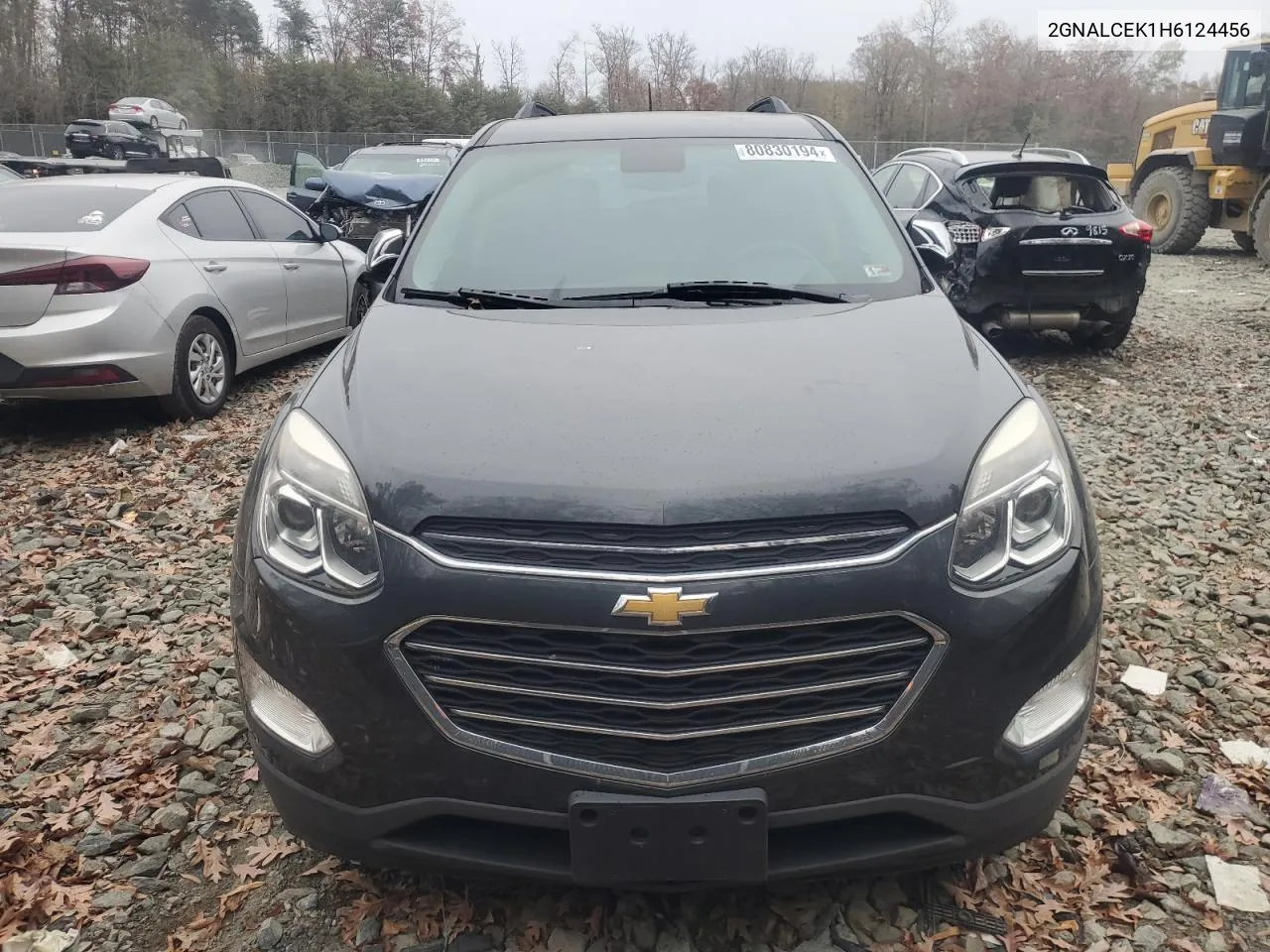 2017 Chevrolet Equinox Lt VIN: 2GNALCEK1H6124456 Lot: 80830194