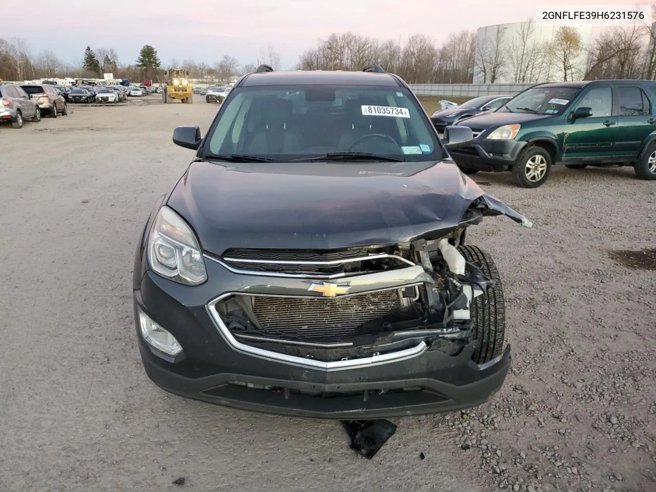 2017 Chevrolet Equinox Lt VIN: 2GNFLFE39H6231576 Lot: 81035734