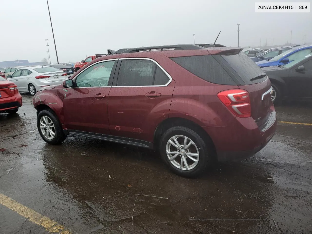 2GNALCEK4H1511869 2017 Chevrolet Equinox Lt