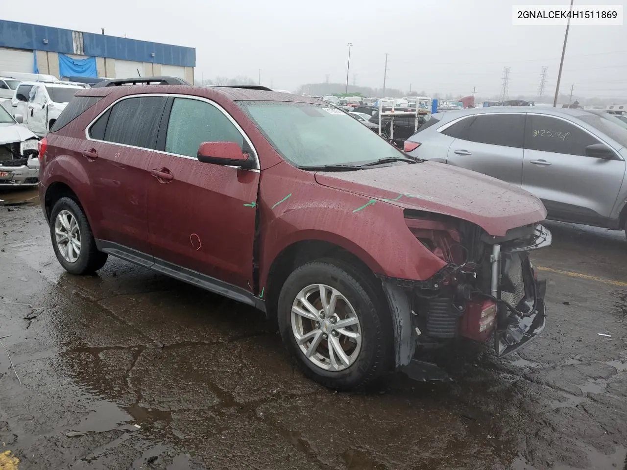 2GNALCEK4H1511869 2017 Chevrolet Equinox Lt